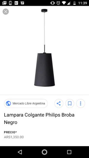 Lampara colgante philips