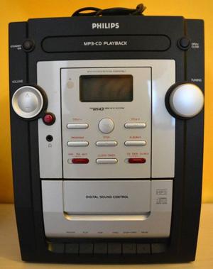 Minicomponente Philips (cassete, radio, aux)