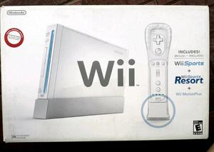 Nintendo Wii Completa Original + 3 Juegos