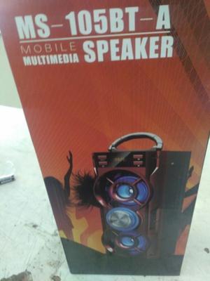 Parlante portatil Y Bluetoth Ms-105bt-a karaoke