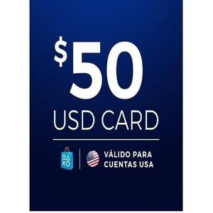 Psn Card 50 Usd Entrega Al Instante