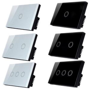 Tecla Luz Rf Pared Broadlink 220v X2 Touch 433mhz + Control