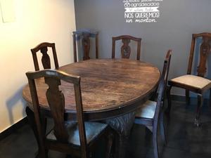 Vendo juego comedor estilo de mesa y sillas