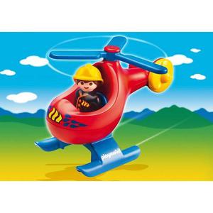 Playmobil Helicóptero De Rescate - Línea 1.2.3 - Art 