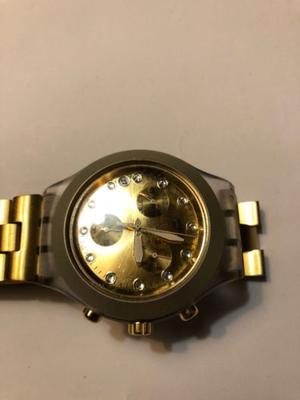 Reloj Swatch Irony Diaphane Dorado