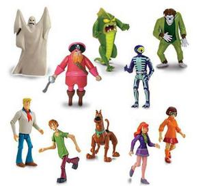 Scooby Doo! Conjunto De 10 Figuras Art 