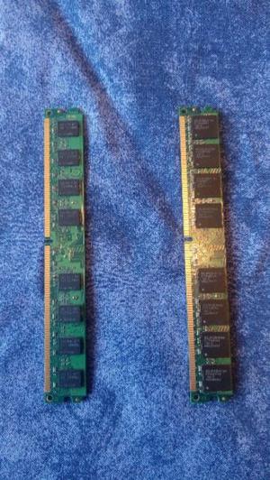 2 Memorias RAM Kingston 2 GB KVR
