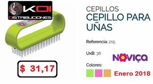 CEPILLO PARA UÑAS NOVICA