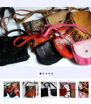 Carteras bandoleras cuero