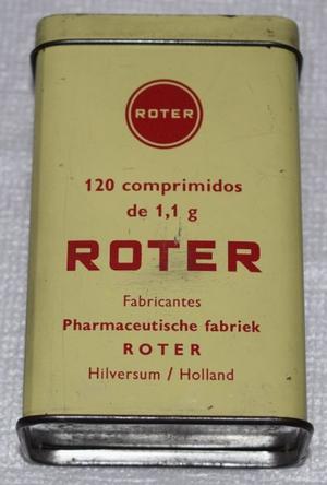 Latita de pastillas Roter, holandesa, buen estado de