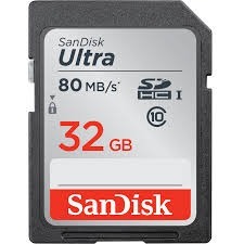 Memoria Sd Clase gb Sandisk Ultra Sdhc Uhs-i 80mb/s