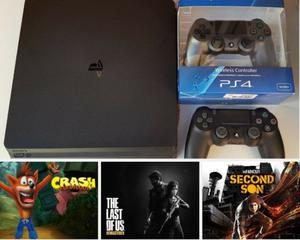 PlayStation 4 Slim 500 GB + 3 Juegos y 2 Joystick