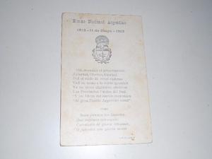 Postal Historica Himno Nacional Argentino