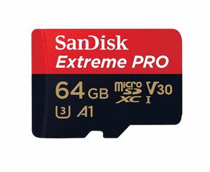 Sandisk Extreme Pro Micro Sdxc 64gb 100mb/s U3 C10 V30 A1