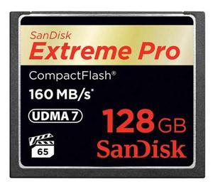 Tarjeta De Memoria Sandisk Extreme Pro 160mb/150mb 128gb
