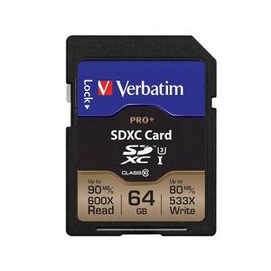 Verbatim Memoria Sdxc Proplus 600x De 64 Gb, Uhs-1 Clase 10