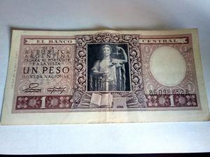 billete 1 peso 