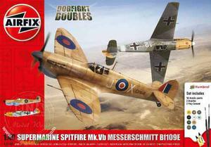 Airfix Supermarine Spitfire Mkvb & Messerschmitt Bf109e 1/48