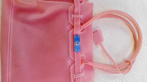 Cartera goma rosa modelo birkin