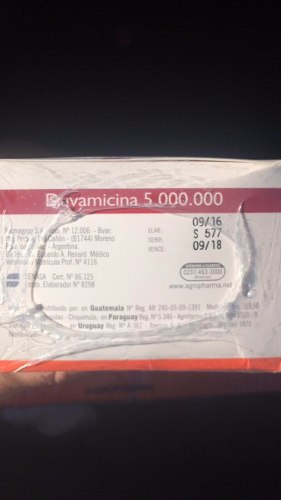 Duvamicina  (caja Por 6 Frascos De Antibióticos)
