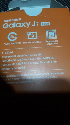 Samsung j7 libre impecable