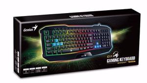 Teclado Genius Gamer Gx Scorpion K215 Retroiluminado Usb