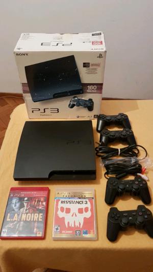 Vendo ps gb con juegos y 4 joystick