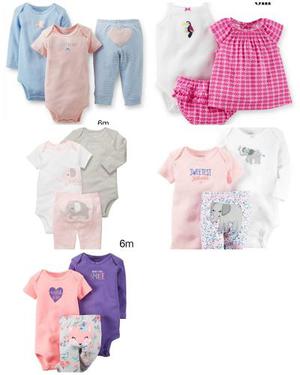 Set 3 Piezas Carters Talle 6m Nena