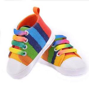 Zapatillas Para Bebe Suela Blanda- 3/12 Meses-multicolor