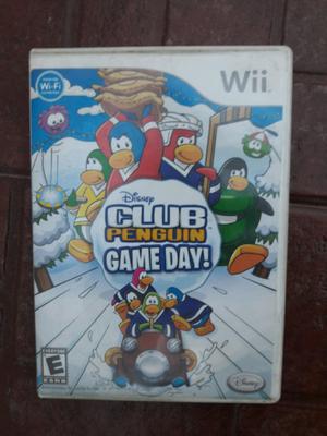 Juego Wii Club Penguin Game day como nuevo