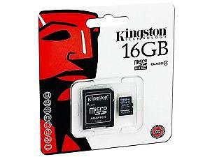 Memoria Micro Sd Hc 16 Gb Kingston Clase 4
