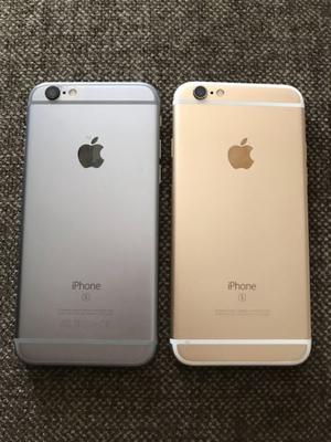 iPhone 6s black y gold 64 gb impecable !