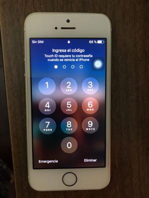 iPhone SE Gold 16GB impecable