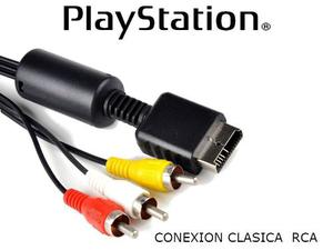 Cable Conexion Clasica Audio Video Playstation 1,2 Y 3