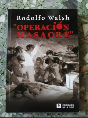 Libro Operación Masacre/ Rodolfo Walsh