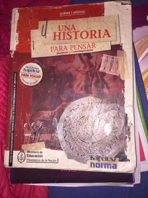 Libro de historia de Europa y america de kapeluz norma