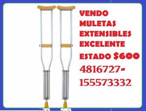 MULETAS EXTENSIBLES ALUMINIO