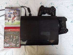 Play Station  Gb 2 Controles + 1 Juego