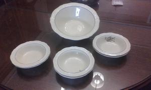 Porcelana inglesa "Woods Ivory Ware"