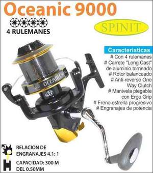 Reel Frontal Spinit Oceanic . Casting 300 M/0.50 Mm