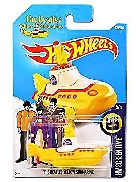 SUBMARINO AMARILLO HOT WHEELS THE BEETLES