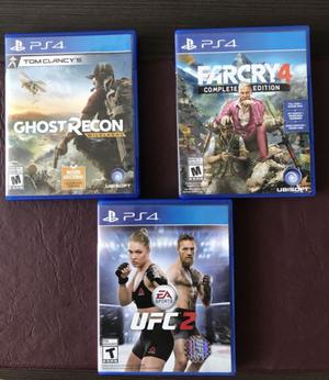 Vendo Juegos PS4