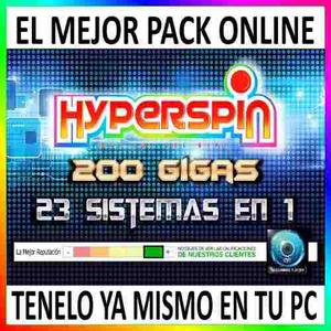 Hyperspin 200gb 23 Sistemas Mame Ps2 Gamecube Etc - Digital