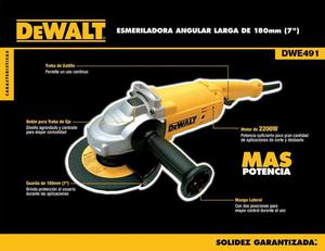 Amoladora Dewalt DWE491