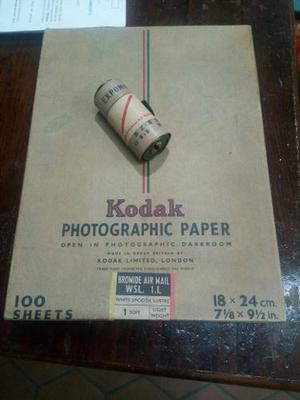 Antigüo Papel Fotográfico Kodak
