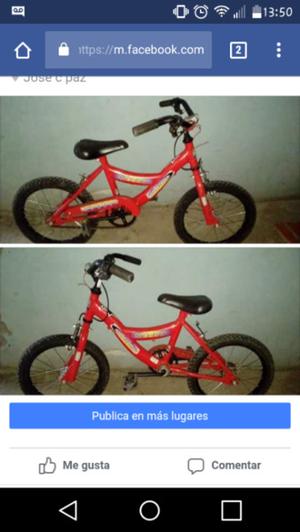 Bicicleta para chicos