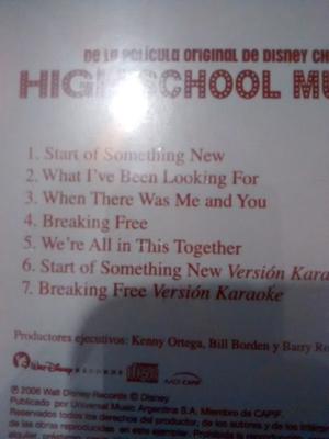 CDs High School Musical NUEVOS! precios por los 3!