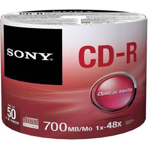 Cd Sony 48x Lo Mejor Del Mercado X50 Cd Virgen