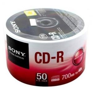 Cd-r Virgen 700mb Sony Estampado Bulk X 50u. Congreso