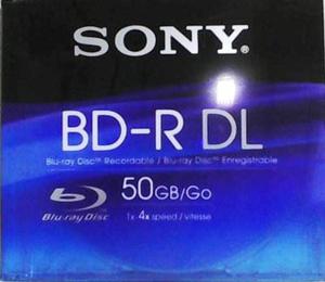Disco Blu-ray Grabable Sony Doble Capa 50gb, P/almacenamient